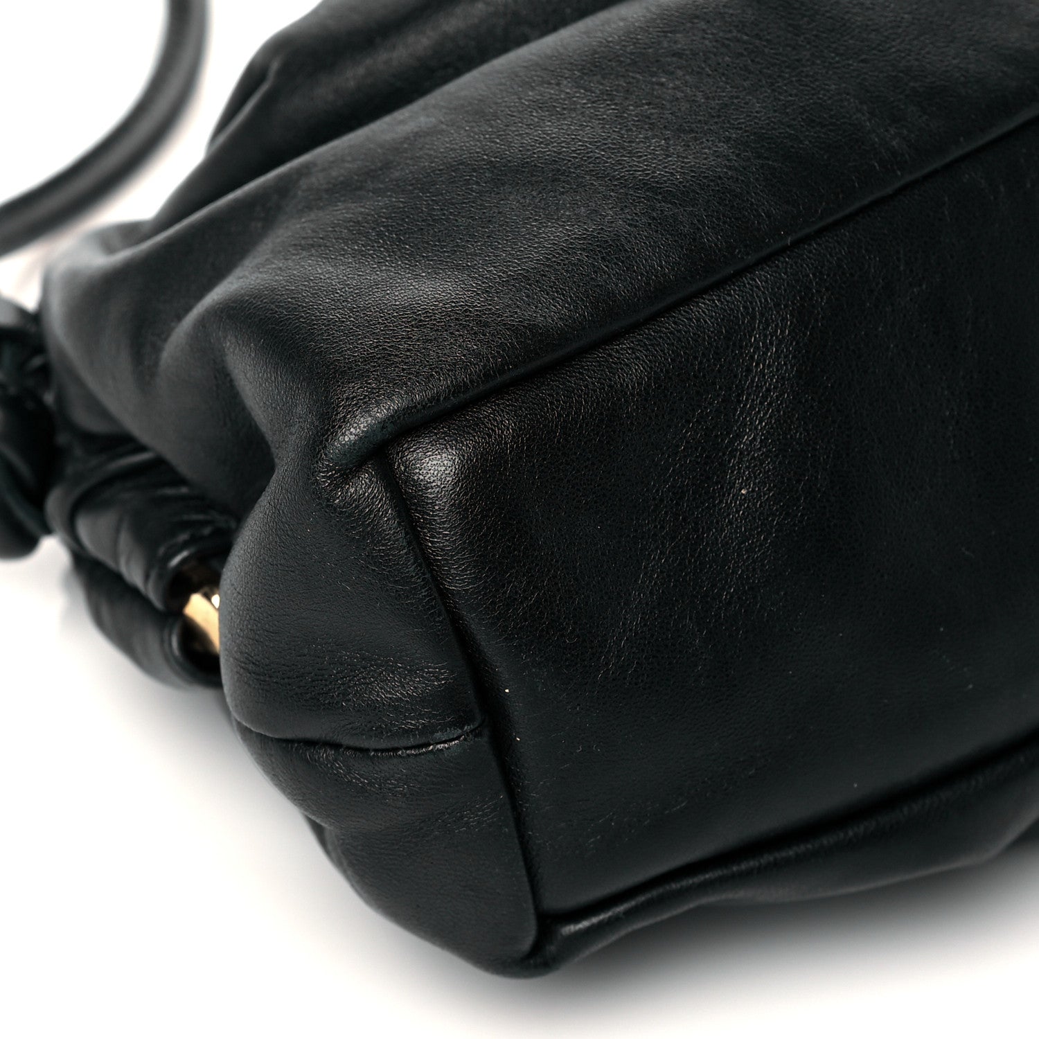 Mansur Gavriel Lambskin Mini Cloud Clutch Black Flamma 8 of 9