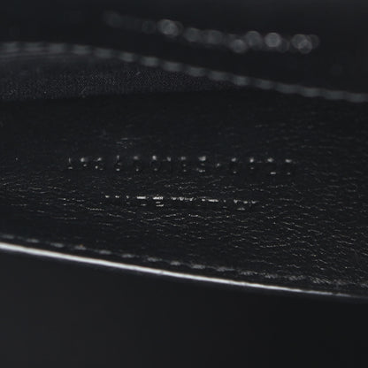 Saint Laurent Grain De Poudre Textured Mixed Matelasse Triquilt Medium Monogram Satchel Black 8 of 10