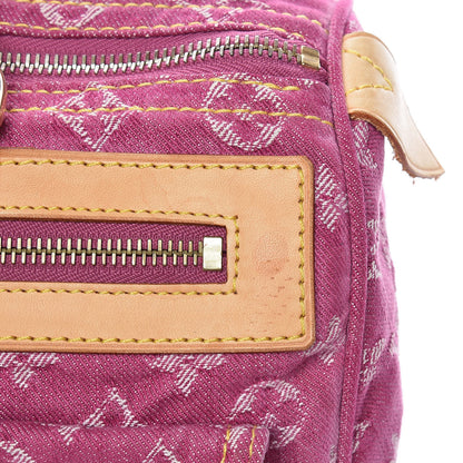 Louis Vuitton Monogram Denim Neo Speedy Fuchsia 11 of 16