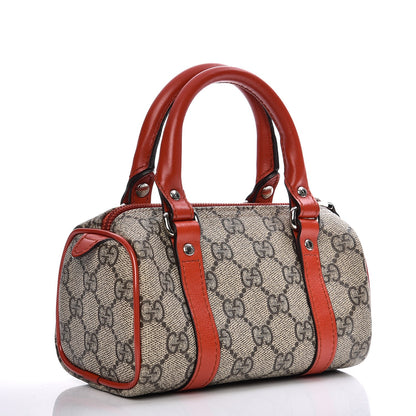 Gucci GG Supreme Monogram Kid's Mini Joy Boston Orange 3 of 6