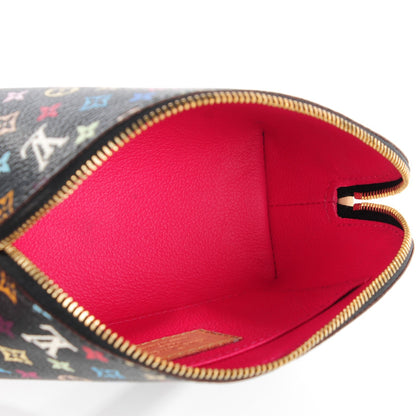 Louis Vuitton Monogram Multicolor Cosmetic Pouch Black Grenade 5 of 8