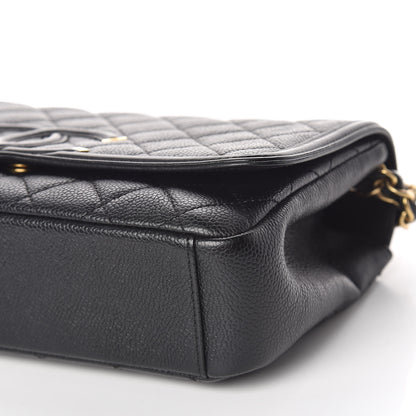 Chanel Caviar Quilted Medium CC Filigree Flap Black 6 of 17