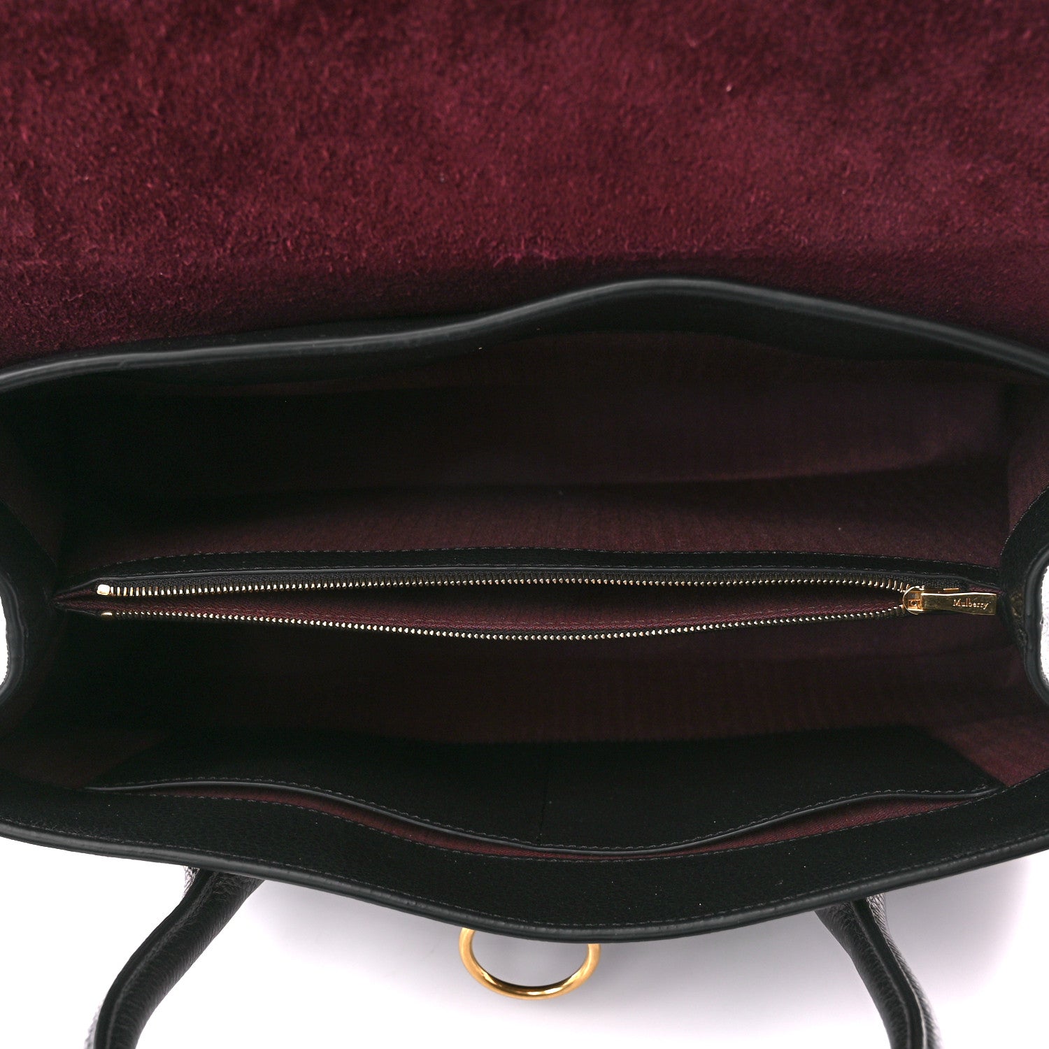 Mulberry Small Classic Grain Calfskin Seaton Black 4 of 11