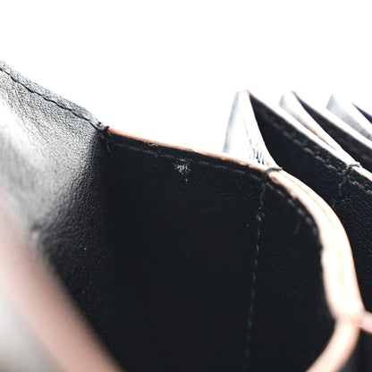 Loewe Grained Calfskin Anagram Gusset Wallet Black 9 of 12