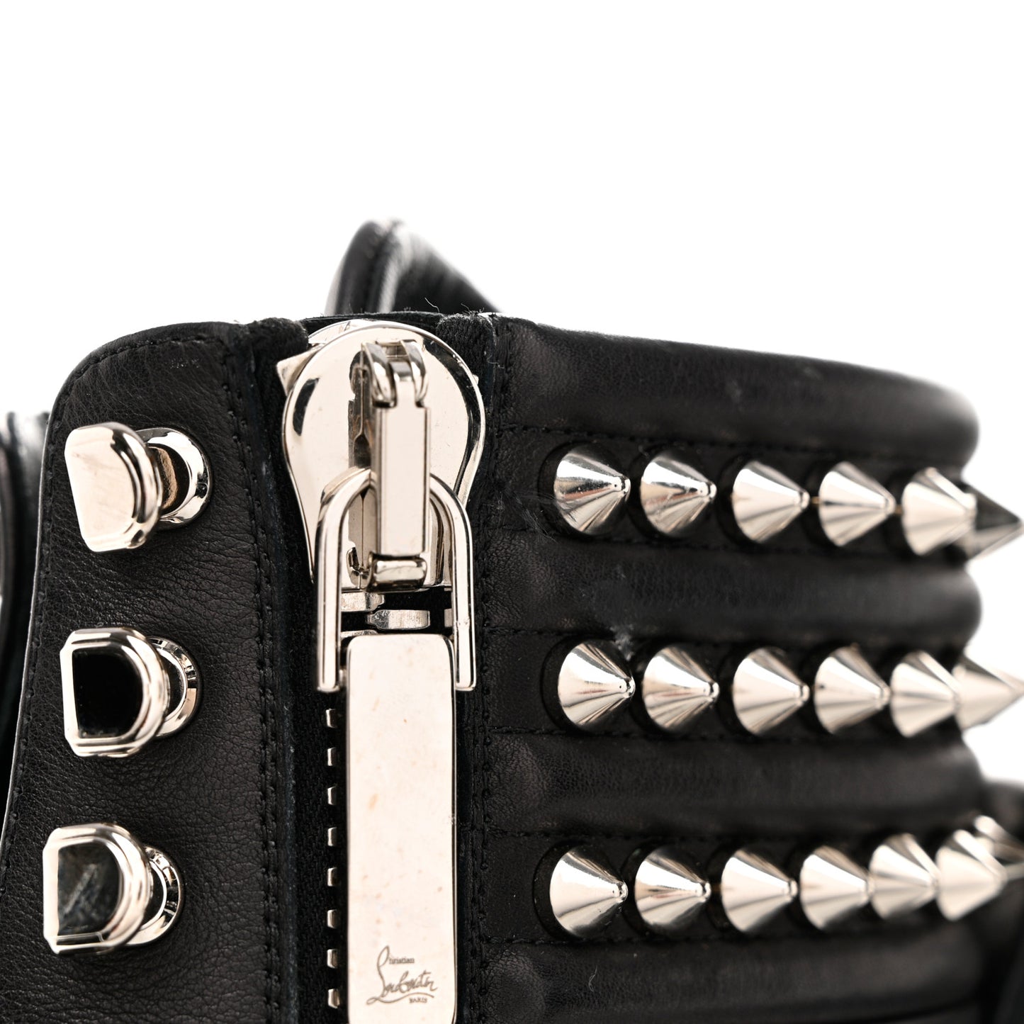Spikes Combat Boots 40 Black