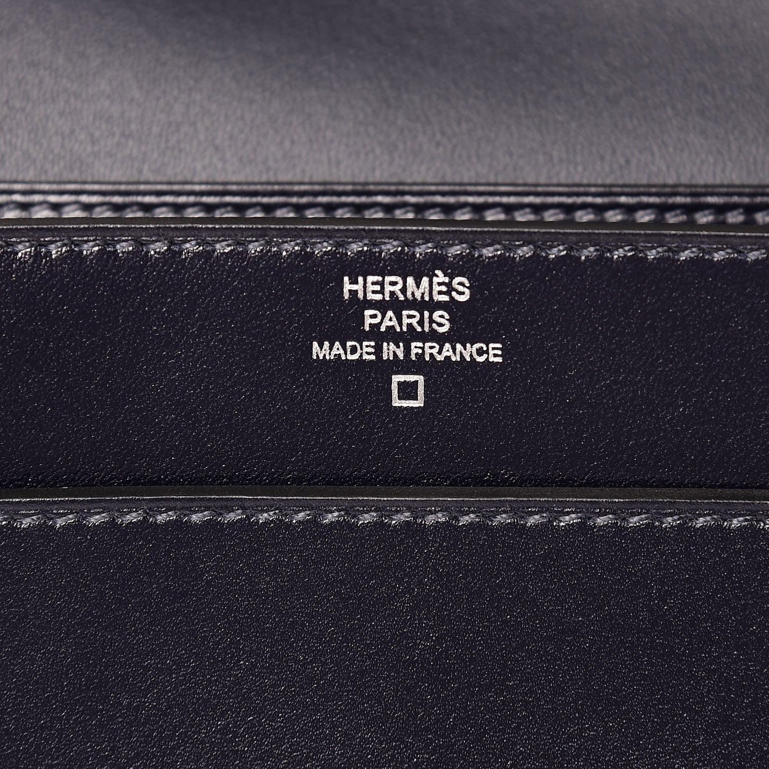 Hermes Villandry Calfskin Alligator 1938 Wallet 19 Bleu Nuit 6 of 8