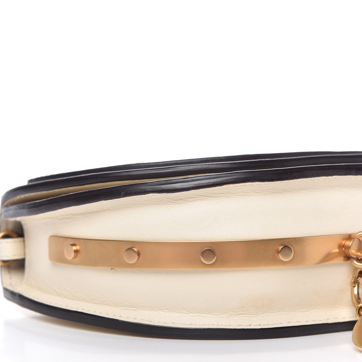 Chloe Calfskin Small Nile Bracelet Minaudiere Bag Off White 6 of 12