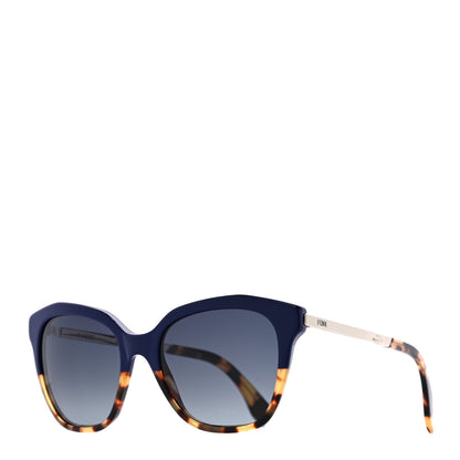 Fendi Acetate Cat Eye Sunglasses FF 0089/S Tortoise Blue 1 of 7