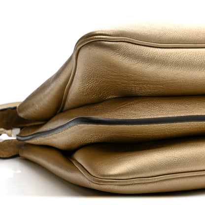 Fendi Metallic Vitello Medium Soft Peekaboo Gold 19 of 27