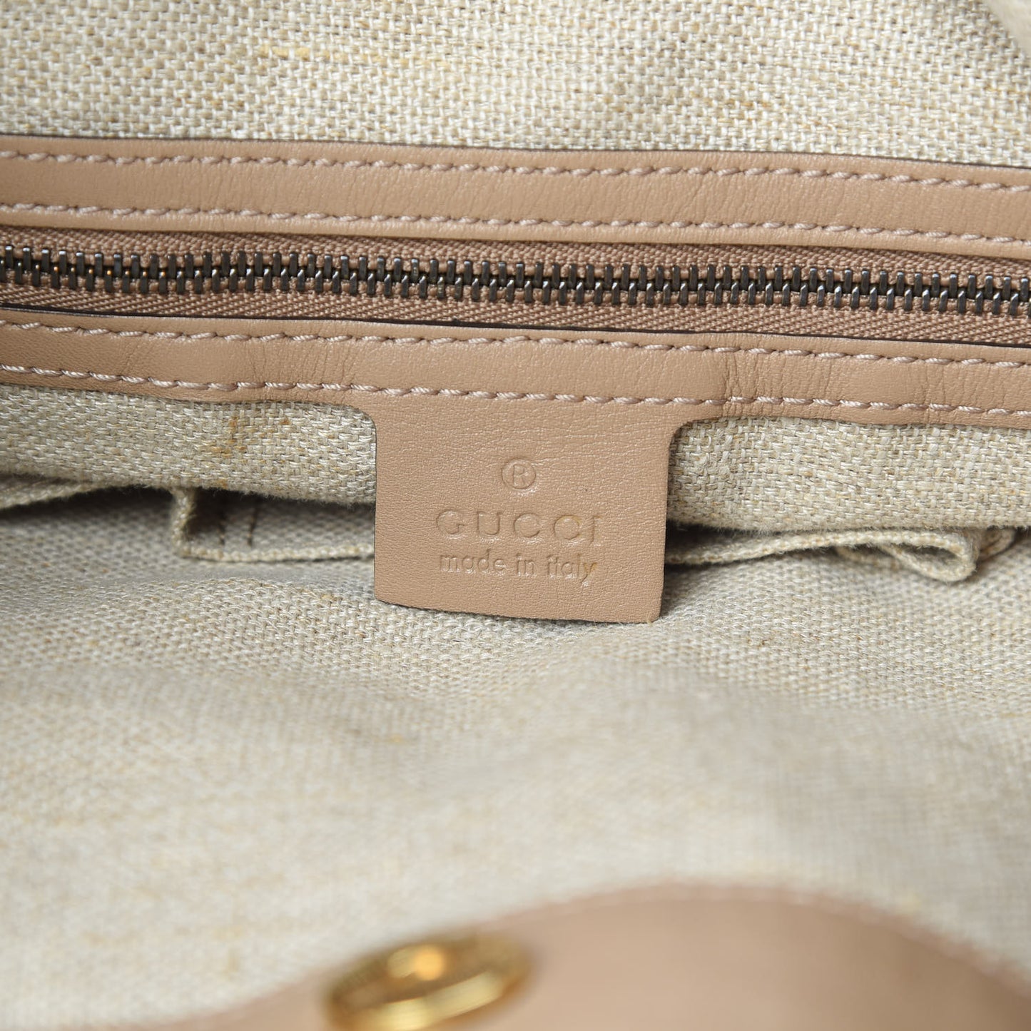 Lambskin 1970 Large Shoulder Bag Beige