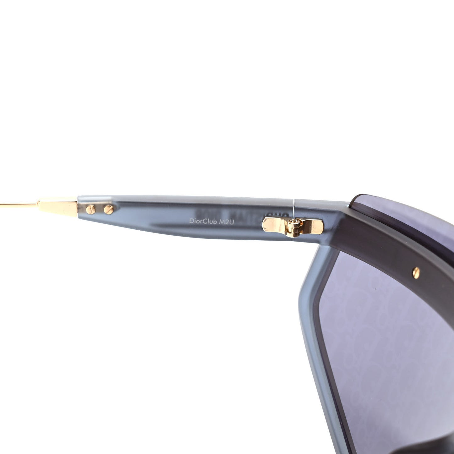 Oblique Mask DiorClub M2U Sunglasses Translucent Blue