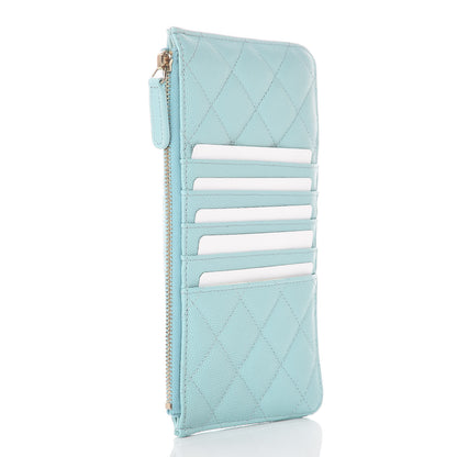 Chanel Caviar Quilted Classic iPhone Pouch Blue 3 of 8