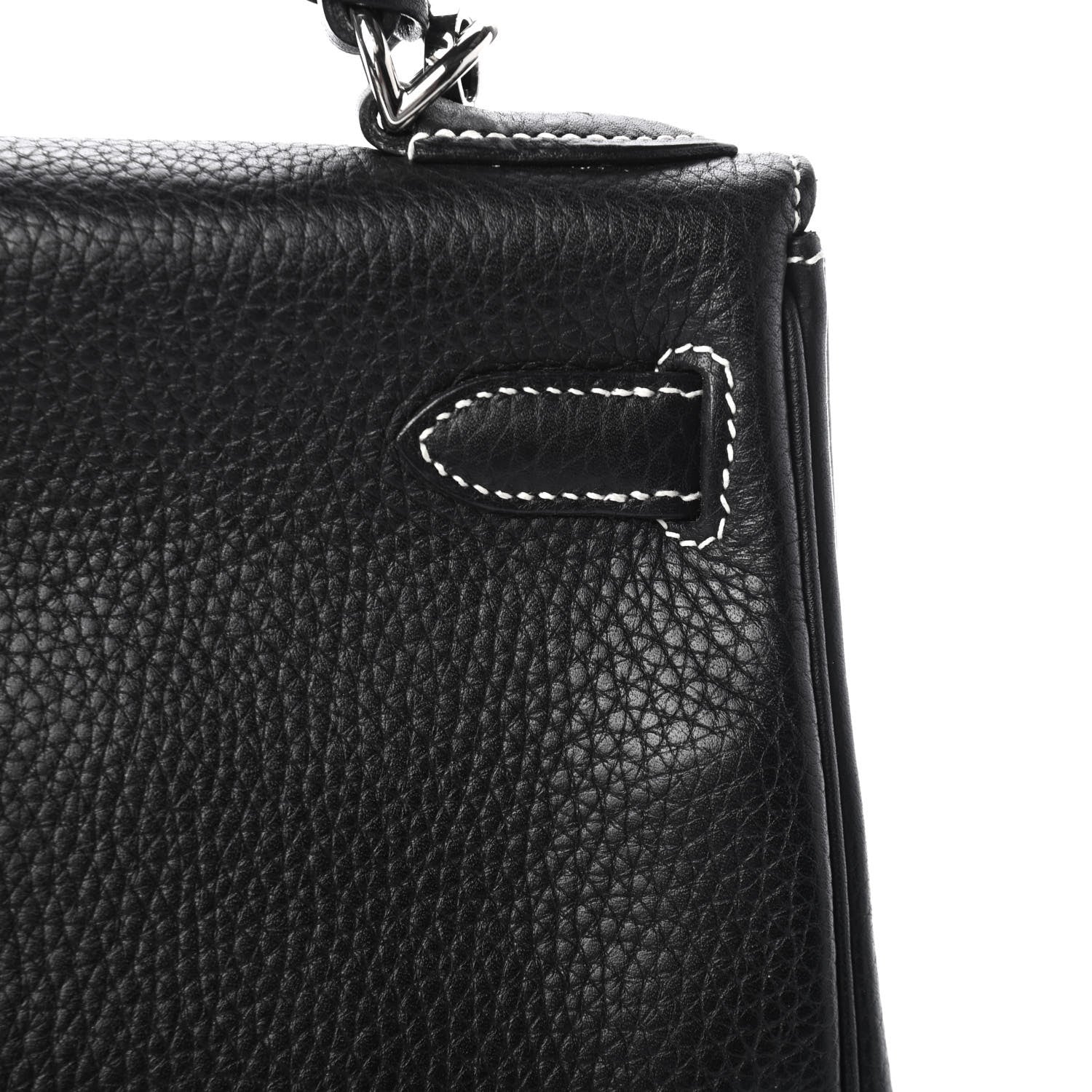 Hermes Taurillon Clemence Kelly Retourne 28 Black 23 of 27