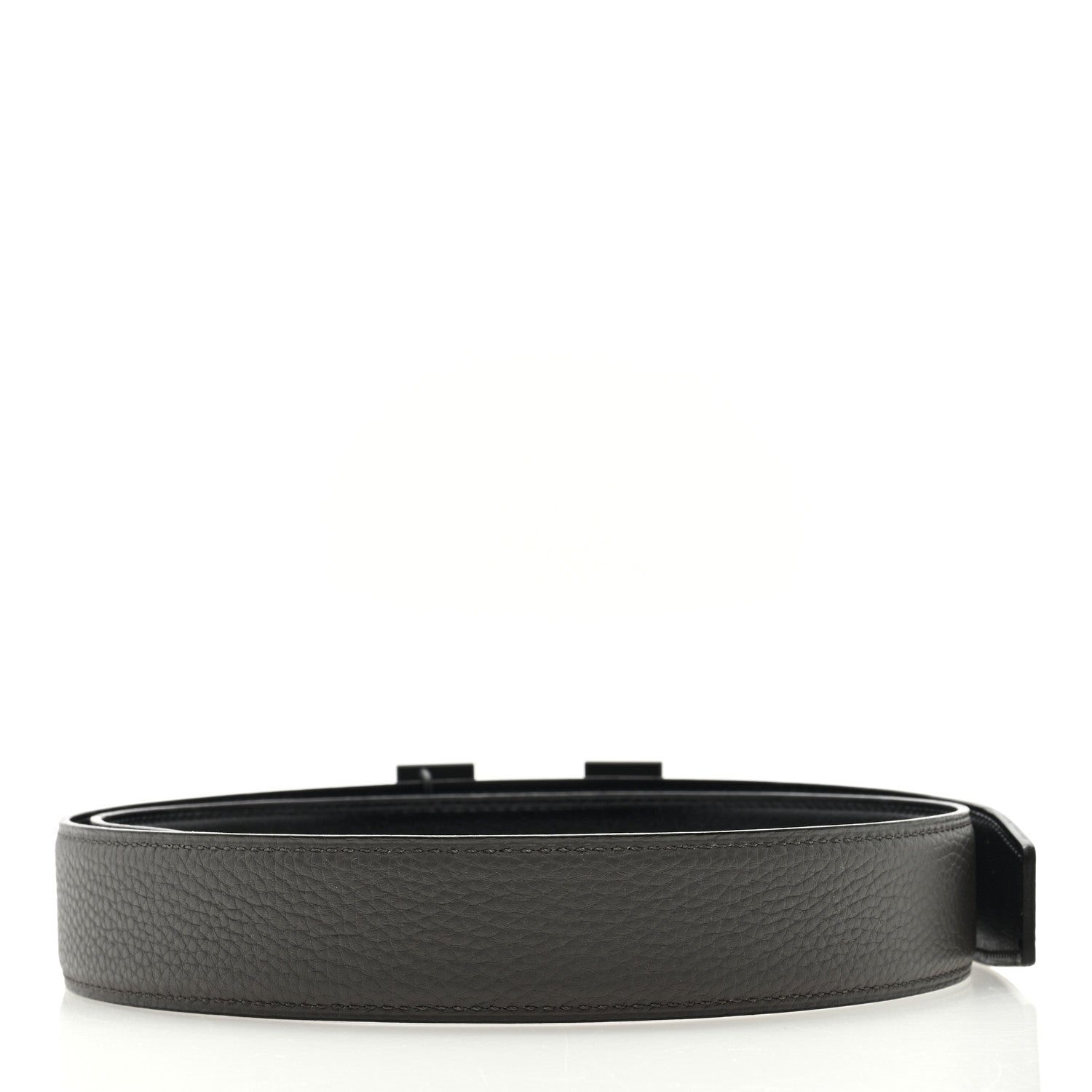 Hermes Box Togo 32mm Matte H Belt 80 Black Etain 2 of 4