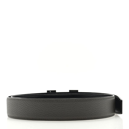 Hermes Box Togo 32mm Matte H Belt 80 Black Etain 2 of 4