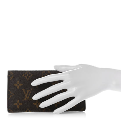 Louis Vuitton Monogram Simple Checkbook Holder Wallet Cover 2 of 9