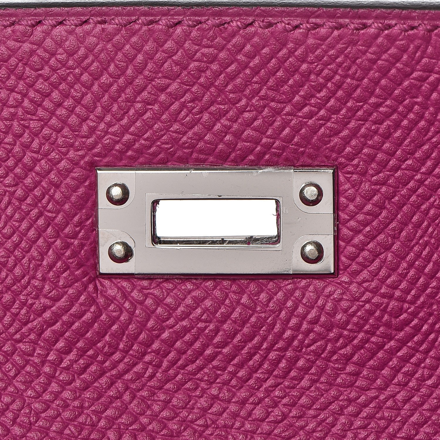 Hermes Epsom Kelly Sellier 25 Rose Pourpre 35 of 36