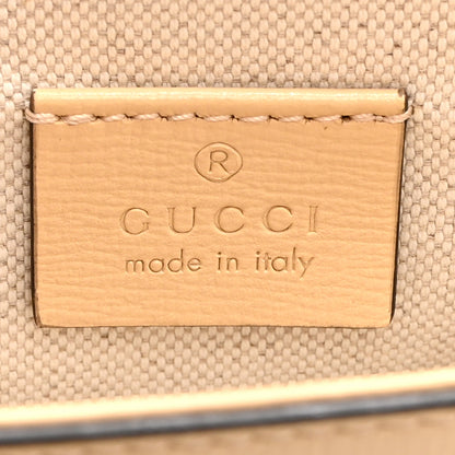 Gucci Azalea Calfskin Web Mini Horsebit 1955 Shoulder Bag Bubble Tea 6 of 11