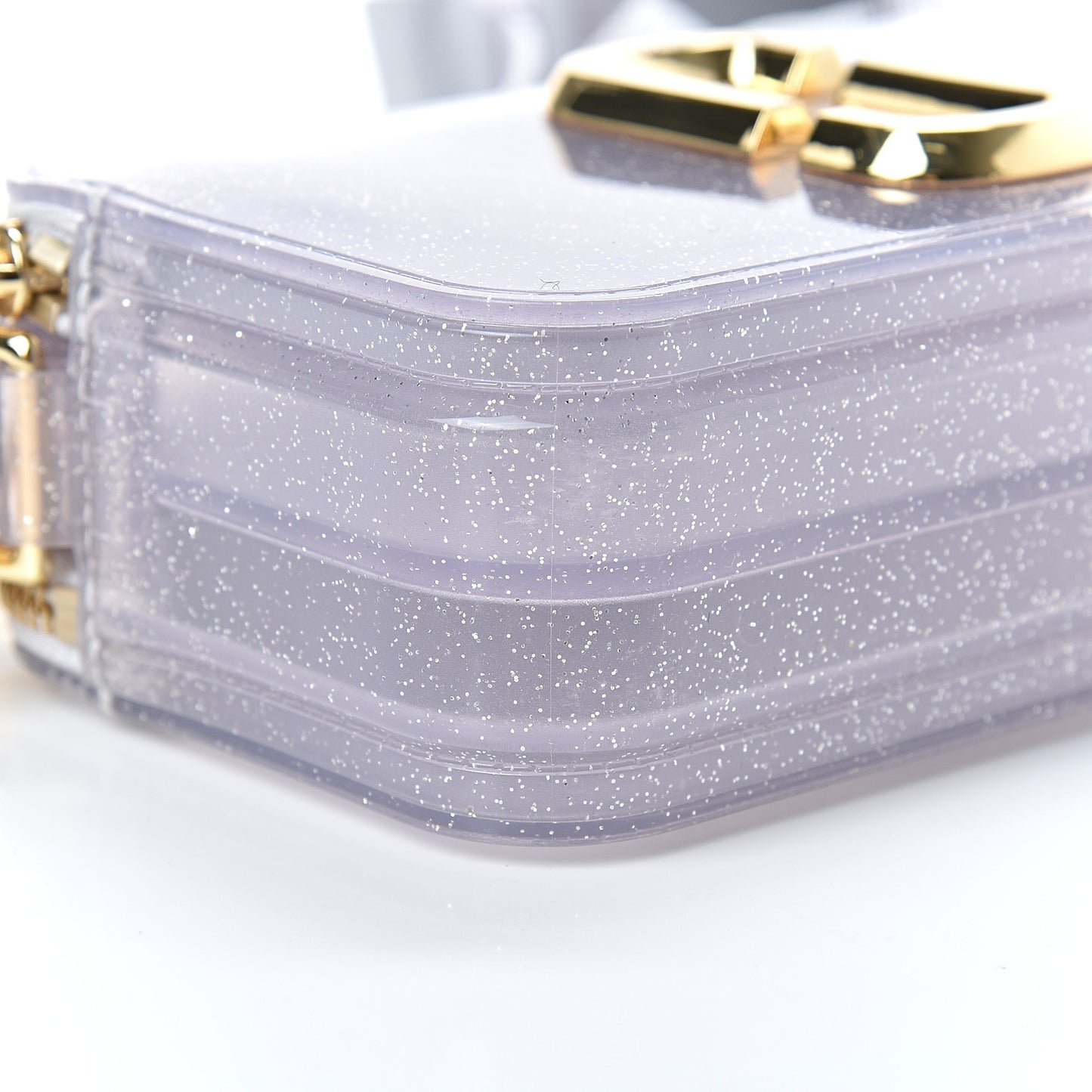 Jelly Glitter Small Snapshot Camera Bag Silver Multi