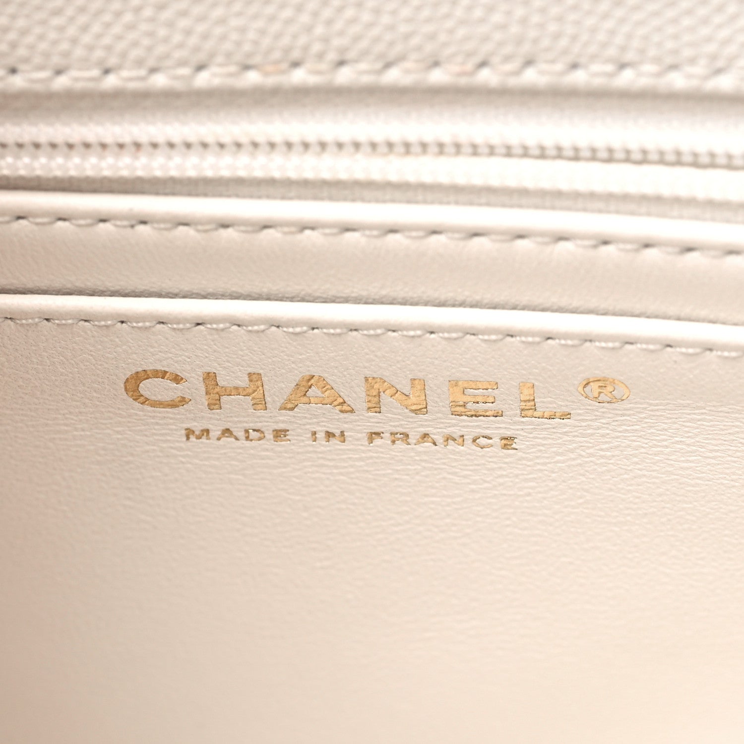 Chanel Caviar Quilted Mini Retro Twist Top Handle Flap White 6 of 10