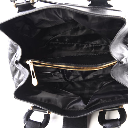 Burberry Calfskin Quilted Satchel Black 4 of 13