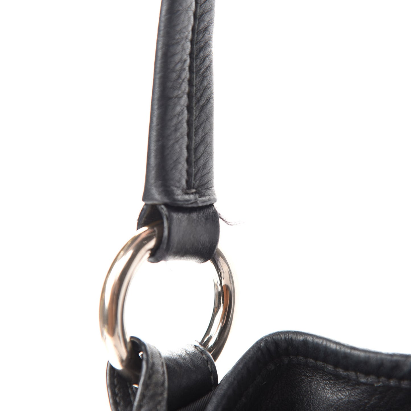 Saffiano Tessuto Nylon Tote Black