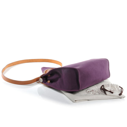 Hermes Toile Herbag Zip PM Cassis Fauve 4 of 9