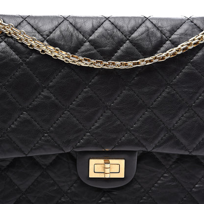 Chanel Aged Calfskin Quilted 2.55 Reissue 226 Flap Black 9 of 10