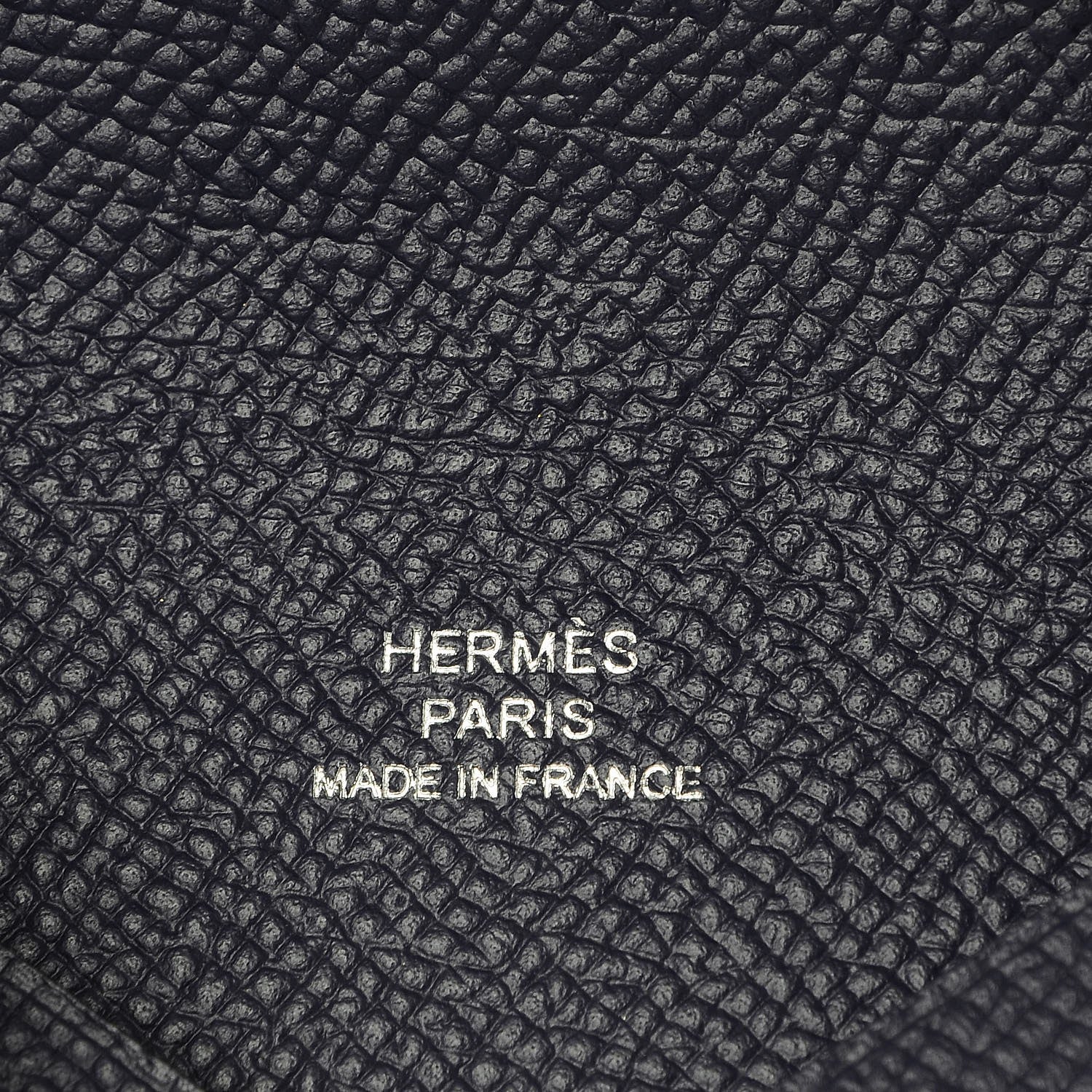 Hermes Epsom Calvi Card Case Bleu Saphir 5 of 7