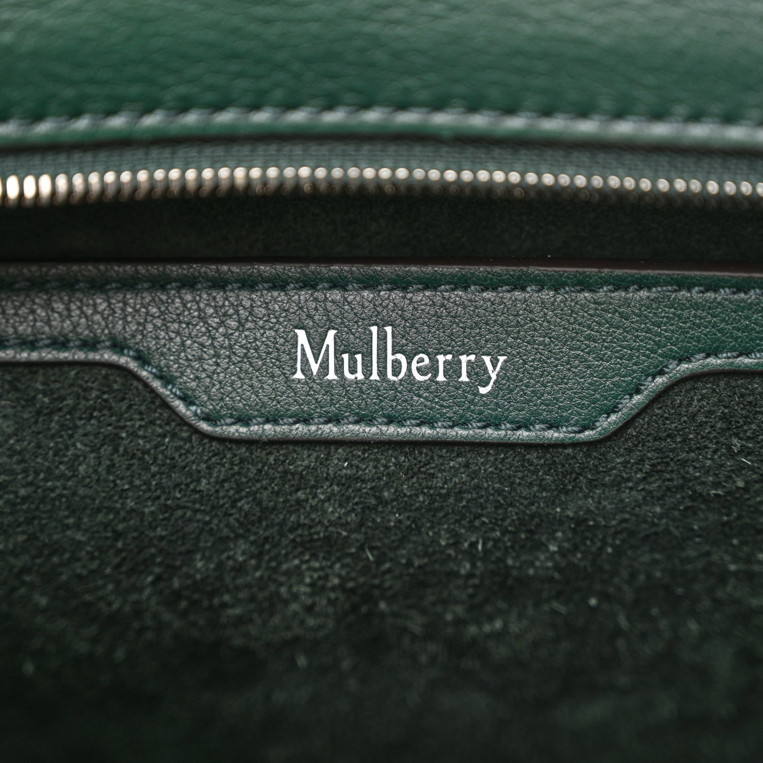 Mulberry Small Classic Silky Calfskin Mini Zipped Bayswater Lawn Green White Mulberry Green 6 of 14