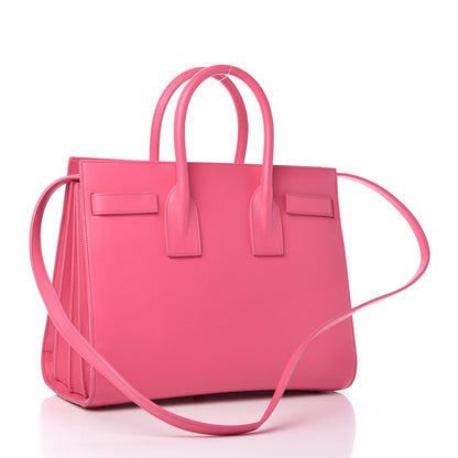 Saint Laurent Calfskin Small Sac De Jour Bubblegum 3 of 10