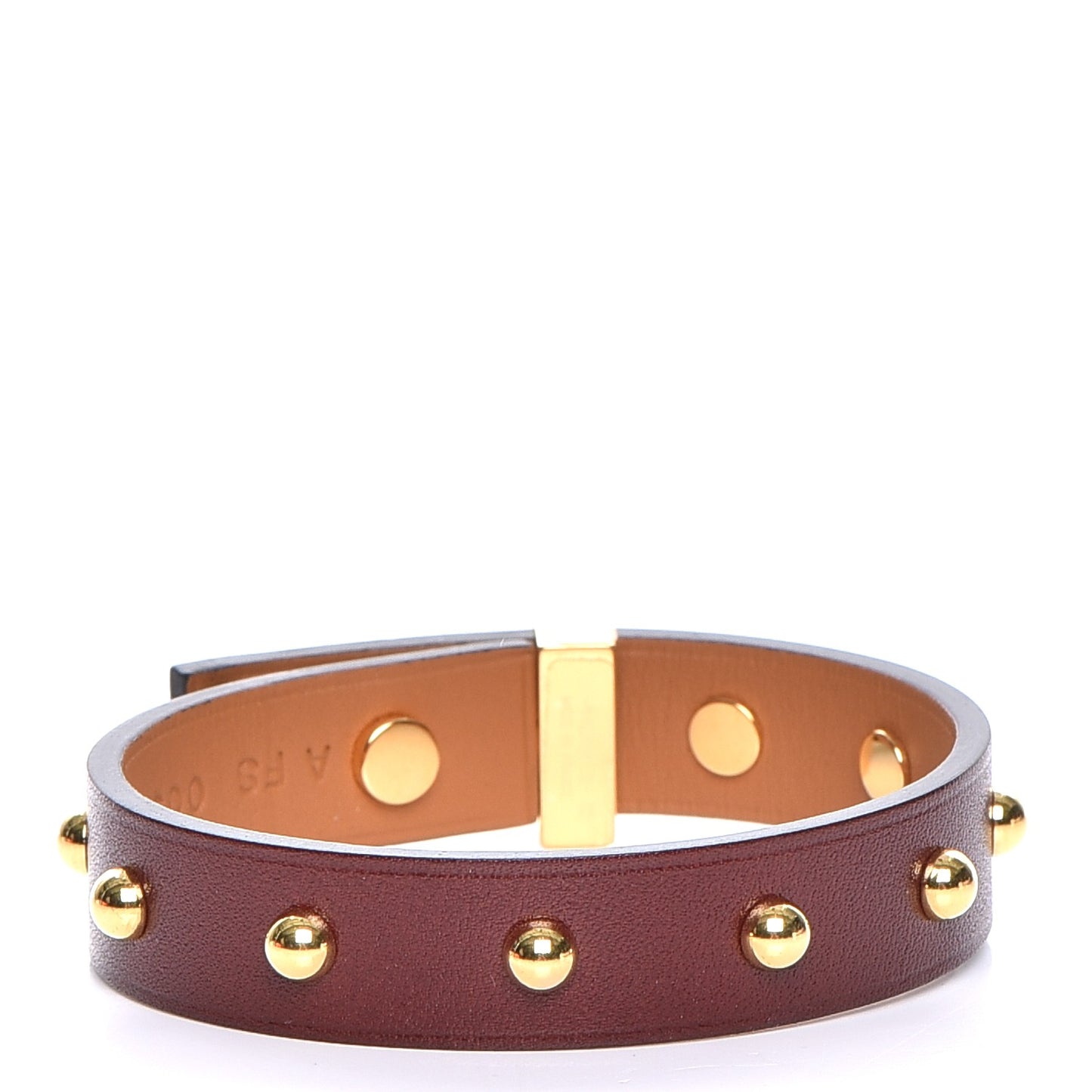 Box Mini Dog Clous Ronds Bracelet T2 Rouge H