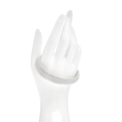 Tiffany Sterling Silver Somerset Mesh Bracelet 2 of 4