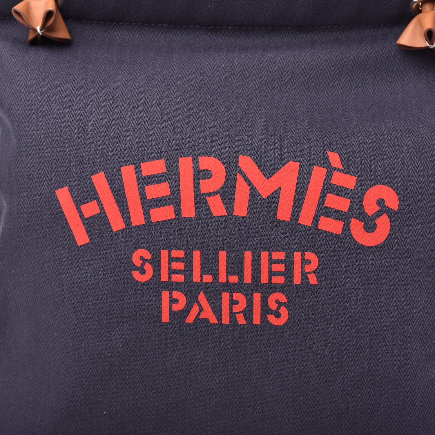 Hermes Canvas Swift Aline Grooming Bag Navy 9 of 9