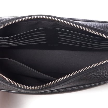 Louis Vuitton Taiga Pochette Kasai Black 5 of 9