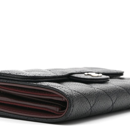 Chanel Caviar Quilted Medium Flap Wallet Black 11 of 13