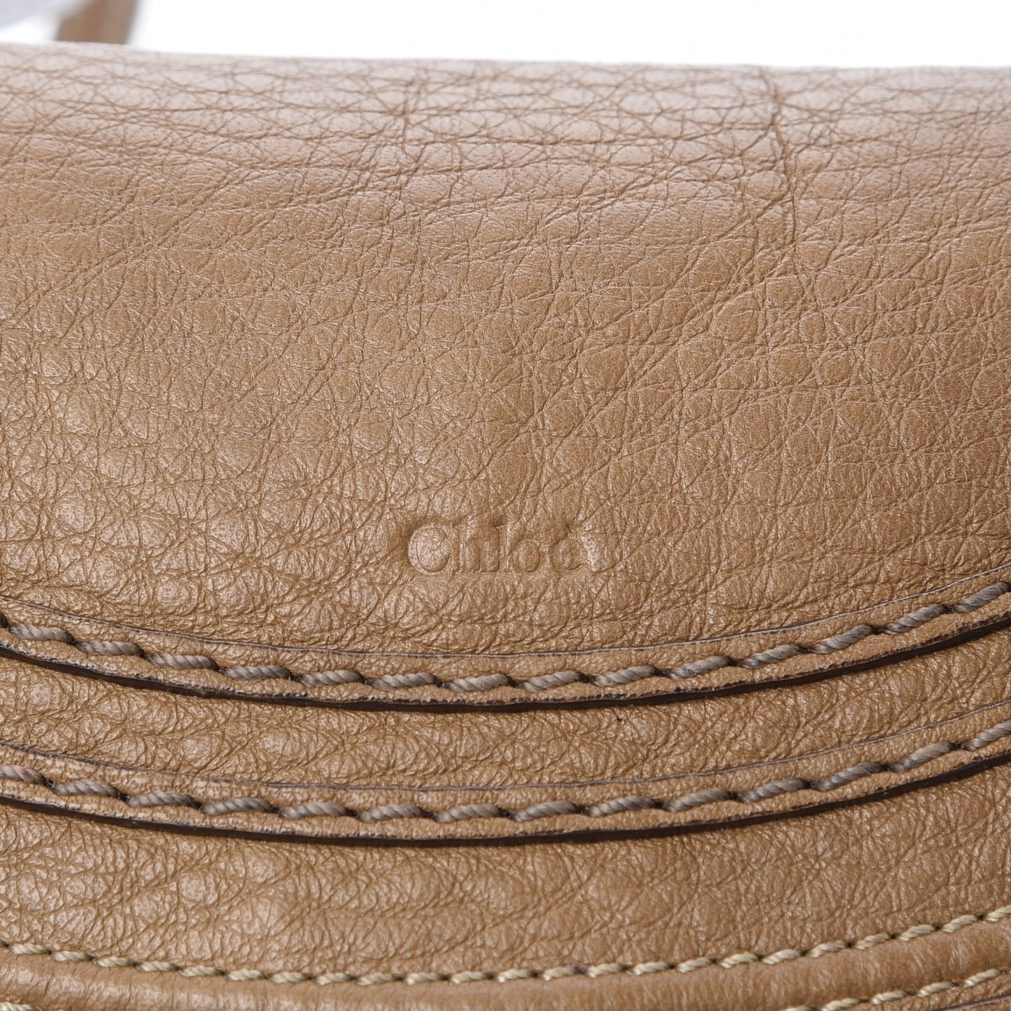 Calfskin Marcie Pochette Crossbody Bag Nut