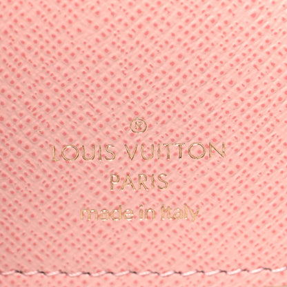 Louis Vuitton Damier Azur Victorine Wallet Rose Ballerine 6 of 8