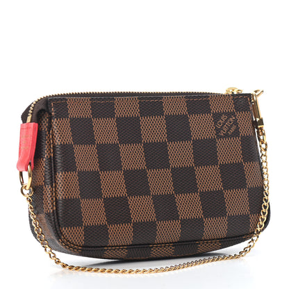 Louis Vuitton Damier Ebene 2015 Christmas Animation Mini Pochette Accessories 3 of 12