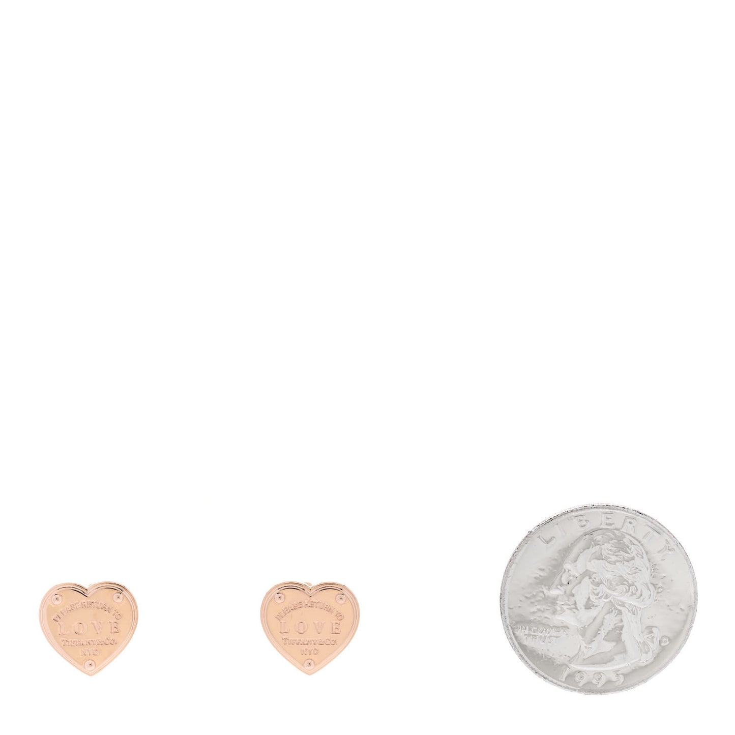 18K Rose Gold Return To Tiffany Love Heart Earrings