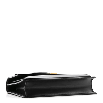 Saint Laurent Smooth Calfskin Medium Monogram Sunset Satchel Black 4 of 10