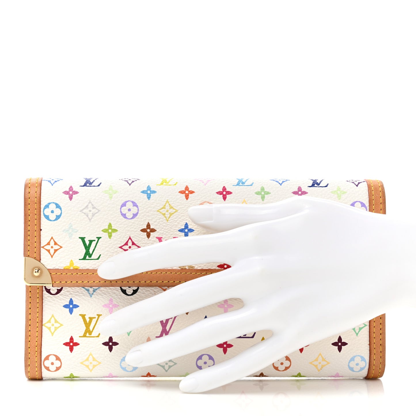 Monogram Multicolor Porte Tresor International Wallet White