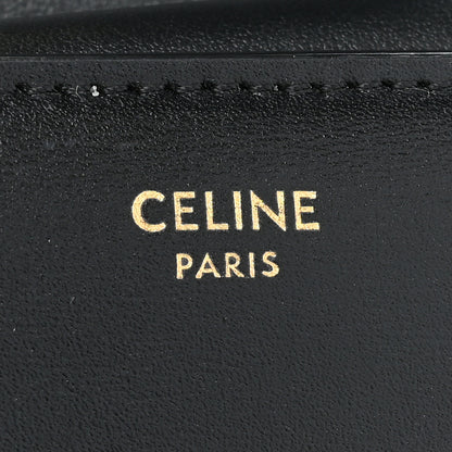 Celine Shiny Calfskin Small Triomphe Wallet Black 8 of 12