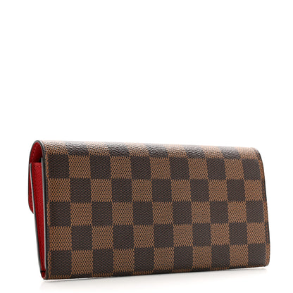 Louis Vuitton Monogram Emilie Wallet Rouge 3 of 11