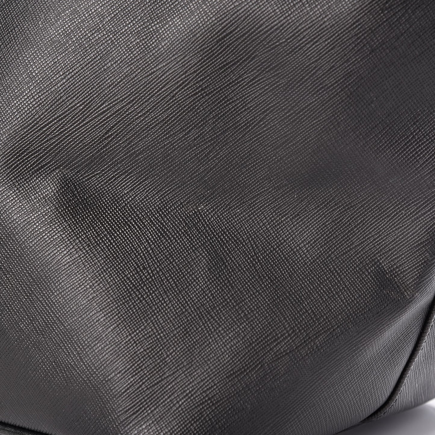 Textured Coated Canvas Rottweiler Pint Large Antigona Tote Black