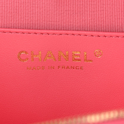 Chanel Lambskin Quilted CC In Love Heart Bag Pink 6 of 11