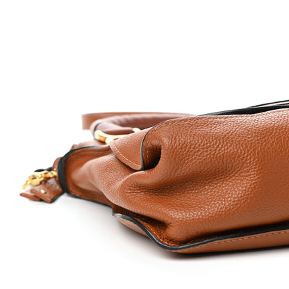 Chloe Calfskin Medium Marcie Satchel Tan 7 of 8