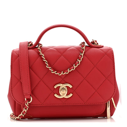 Chanel Caviar Quilted Small Business Affinity Flap Red 1 of 11