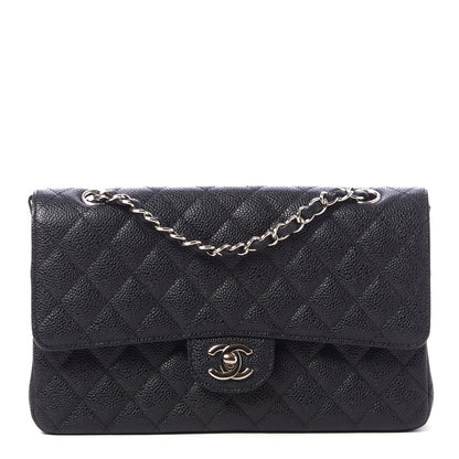 Chanel Caviar Quilted Medium Double Flap Black 1 of 10