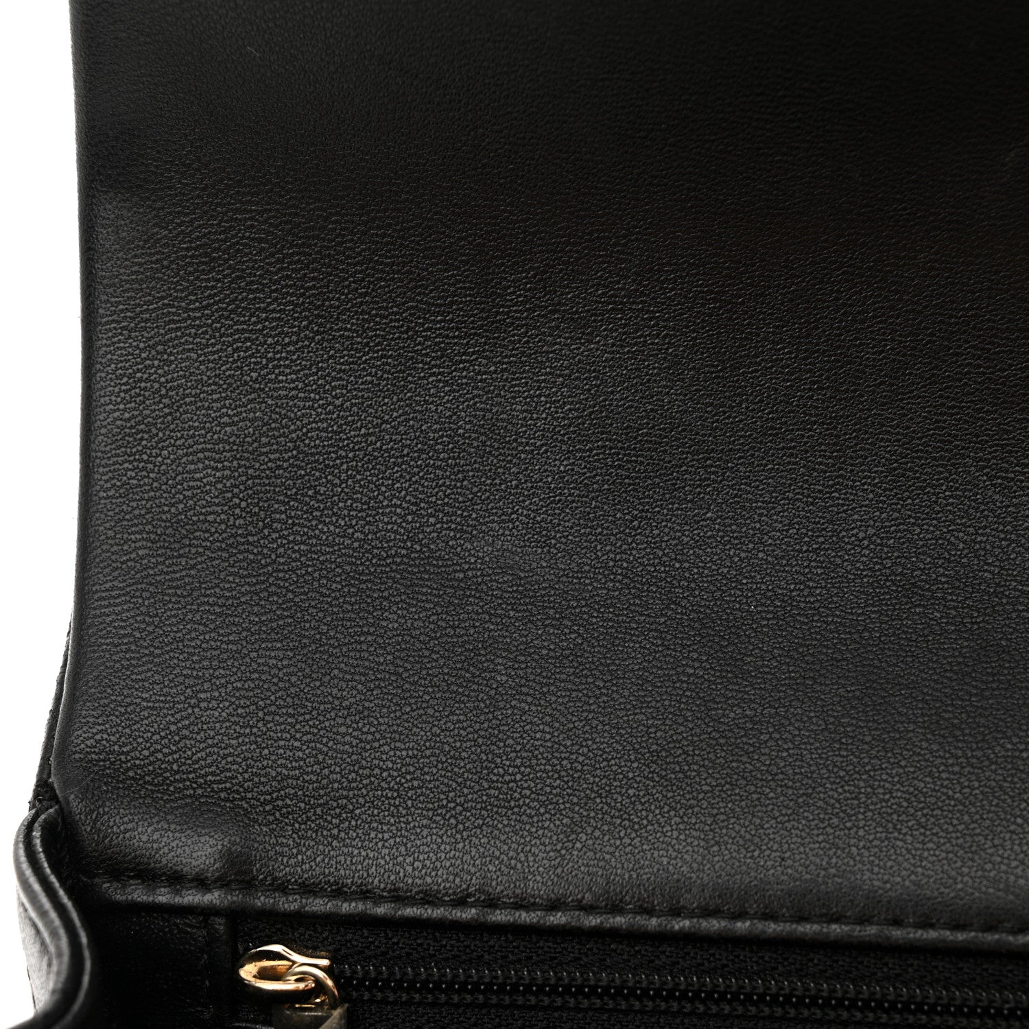 Chanel Lambskin Quilted Mini Lion Charm Top Handle Rectangular Flap Black 12 of 17
